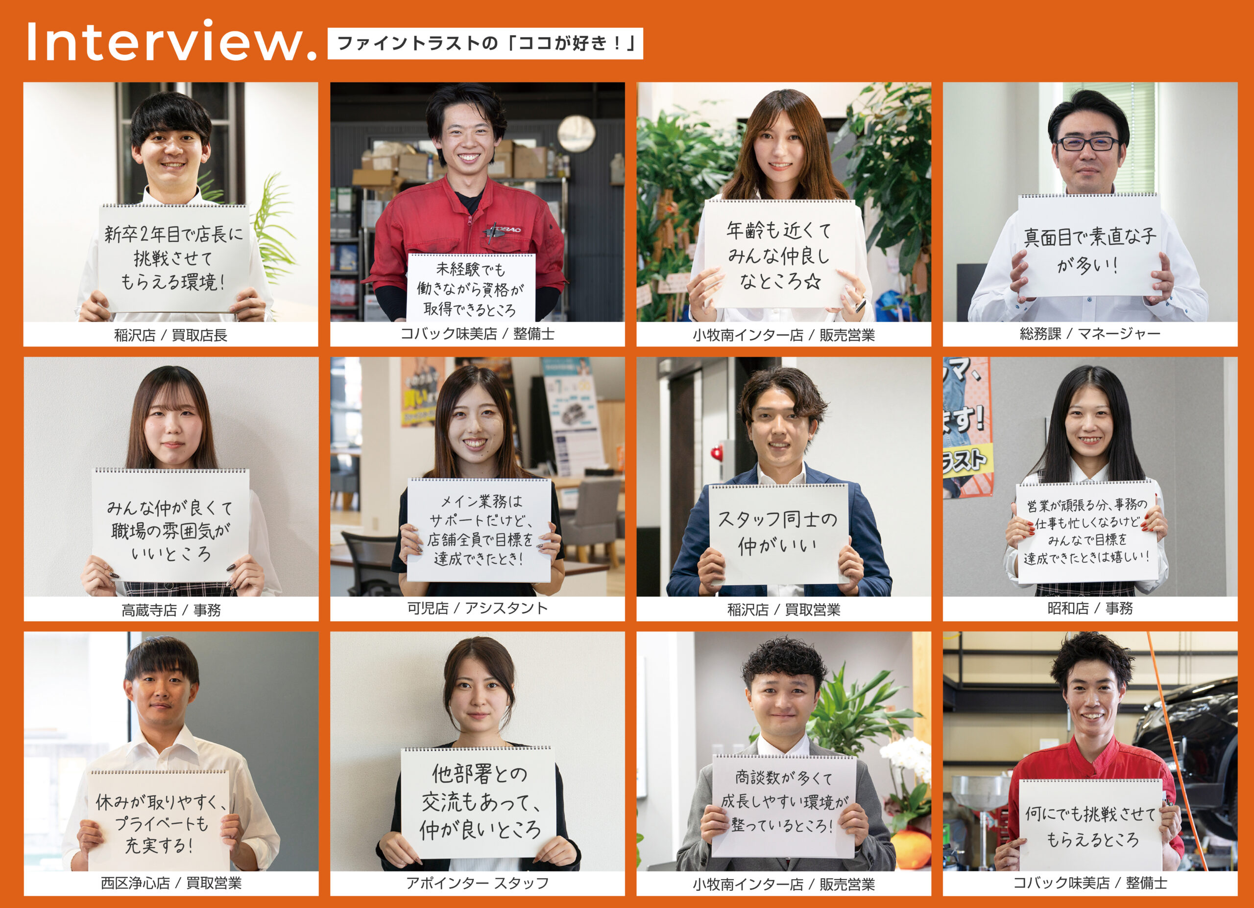 ファイントラストのここが好き